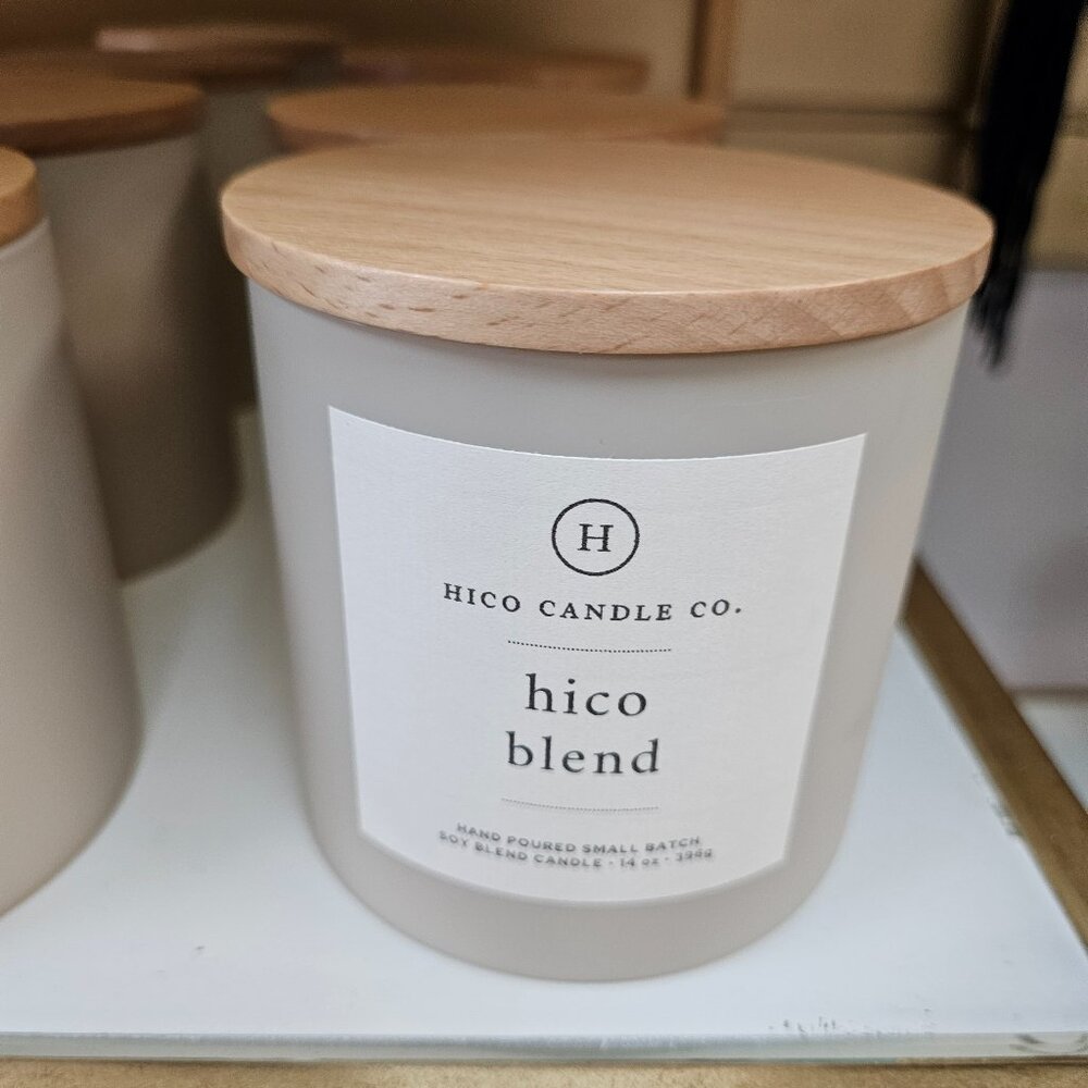 Hico Candle Company luxury scented candles Hico Blend